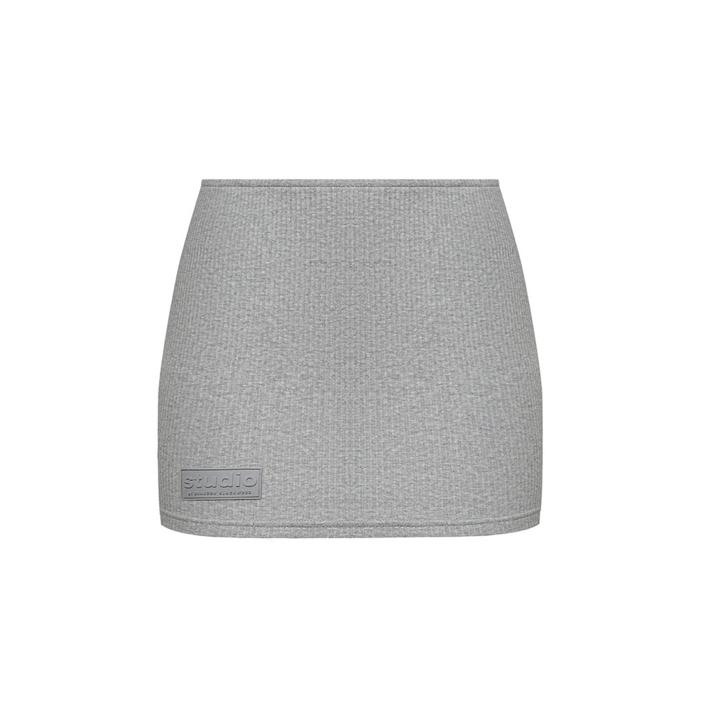 NWT Brandon Blackwood Studio Ribbed Mid Rise Skirt🥥